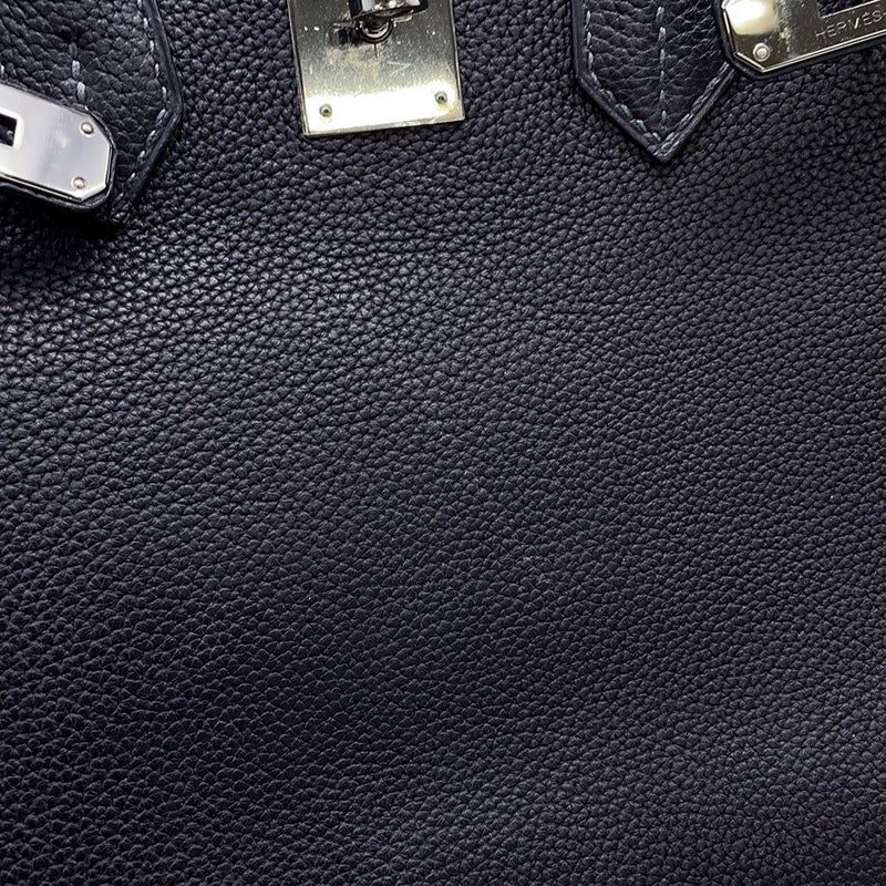 エルメス バーキン30 ヴェルソ ブルーインディゴ/ブルージーン/ルテニウム金具 トゴ □I刻印 HERMES Birkin ハンドバッグ