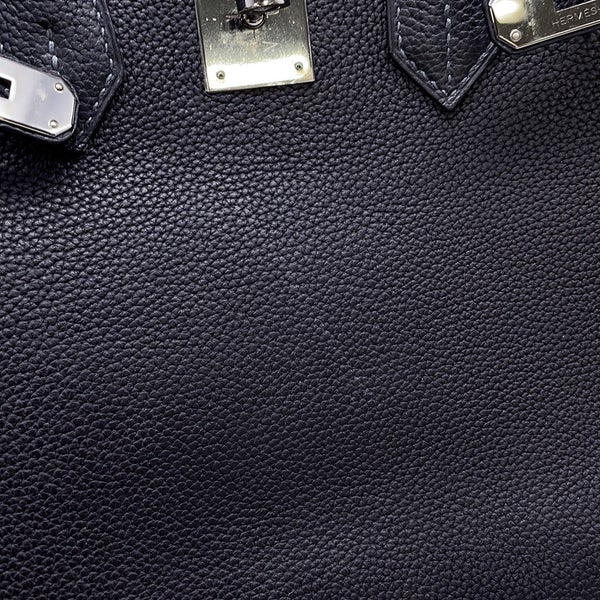 エルメス バーキン30 ヴェルソ ブルーインディゴ/ブルージーン/ルテニウム金具 トゴ □I刻印 HERMES Birkin ハンドバッグ