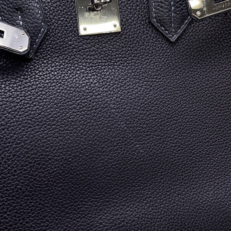 エルメス バーキン30 ヴェルソ ブルーインディゴ/ブルージーン/ルテニウム金具 トゴ □I刻印 HERMES Birkin ハンドバッグ