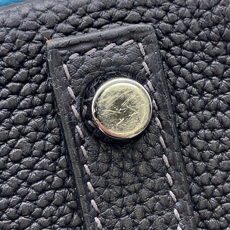 エルメス バーキン30 ヴェルソ ブルーインディゴ/ブルージーン/ルテニウム金具 トゴ □I刻印 HERMES Birkin ハンドバッグ