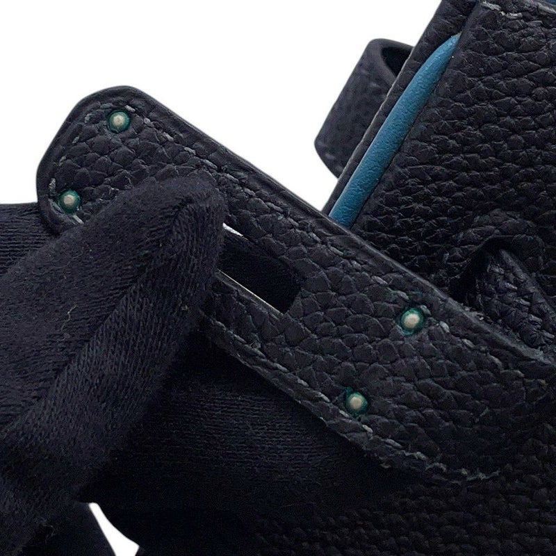 エルメス バーキン30 ヴェルソ ブルーインディゴ/ブルージーン/ルテニウム金具 トゴ □I刻印 HERMES Birkin ハンドバッグ