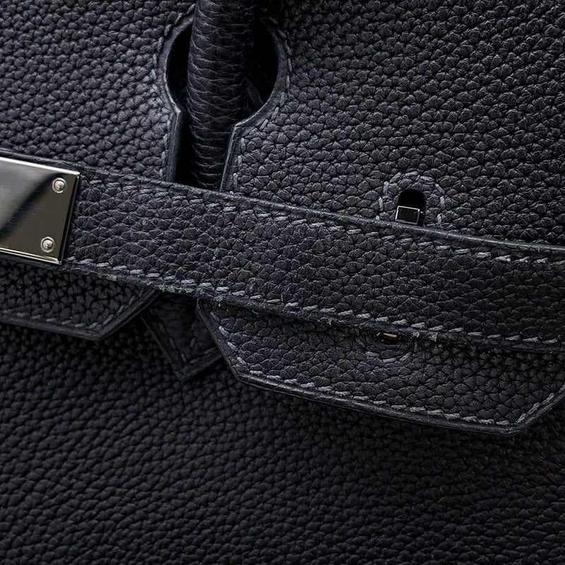 エルメス バーキン30 ヴェルソ ブルーインディゴ/ブルージーン/ルテニウム金具 トゴ □I刻印 HERMES Birkin ハンドバッグ