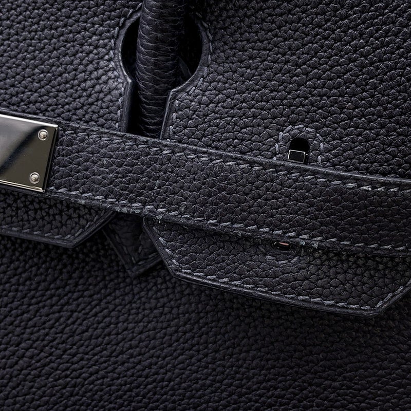 エルメス バーキン30 ヴェルソ ブルーインディゴ/ブルージーン/ルテニウム金具 トゴ □I刻印 HERMES Birkin ハンドバッグ