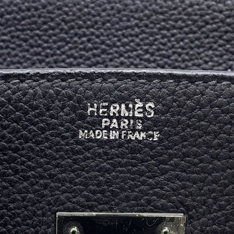 エルメス バーキン30 ヴェルソ ブルーインディゴ/ブルージーン/ルテニウム金具 トゴ □I刻印 HERMES Birkin ハンドバッグ