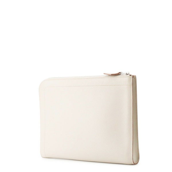 エルメス クラッチバッグ ジップ タブレット べトン/シルバー金具 エバーカラー D刻印 セカンドバッグ メンズ