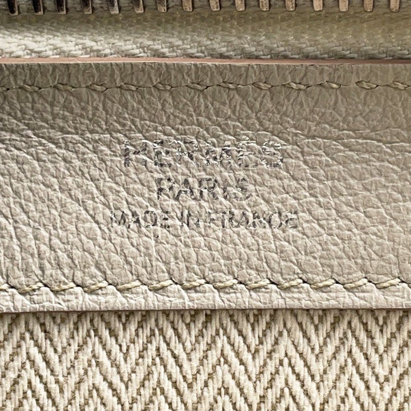 エルメス クラッチバッグ ジップ タブレット べトン/シルバー金具 エバーカラー D刻印 セカンドバッグ メンズ