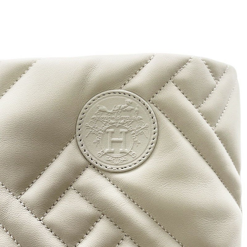 エルメス ブーツ フジ エクスリブス レザー レディースサイズ36 1/2 HERMES 靴 白 黒