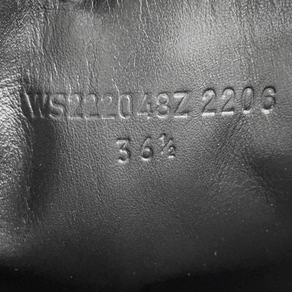 エルメス ブーツ フジ エクスリブス レザー レディースサイズ36 1/2 HERMES 靴 白 黒