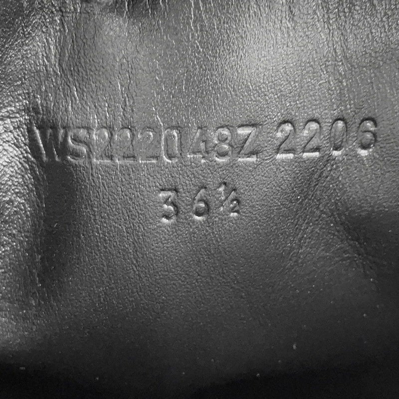 エルメス ブーツ フジ エクスリブス レザー レディースサイズ36 1/2 HERMES 靴 白 黒