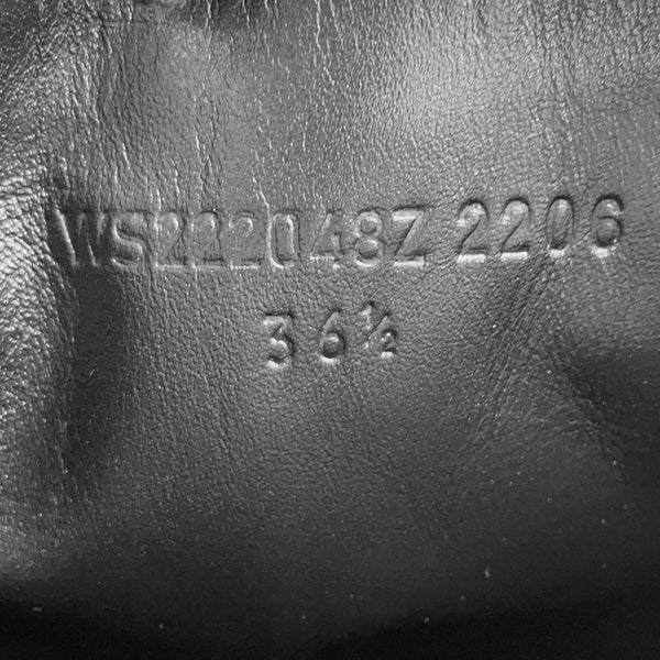 エルメス ブーツ フジ エクスリブス レザー レディースサイズ36 1/2 HERMES 靴 白 黒