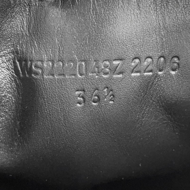 エルメス ブーツ フジ エクスリブス レザー レディースサイズ36 1/2 HERMES 靴 白 黒