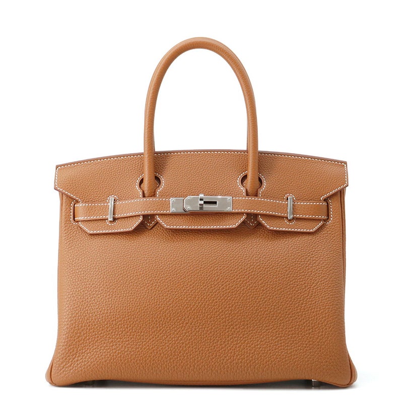 エルメス バーキン30 ゴールド/シルバー金具 トゴ U刻印 HERMES Birkin ハンドバッグ
