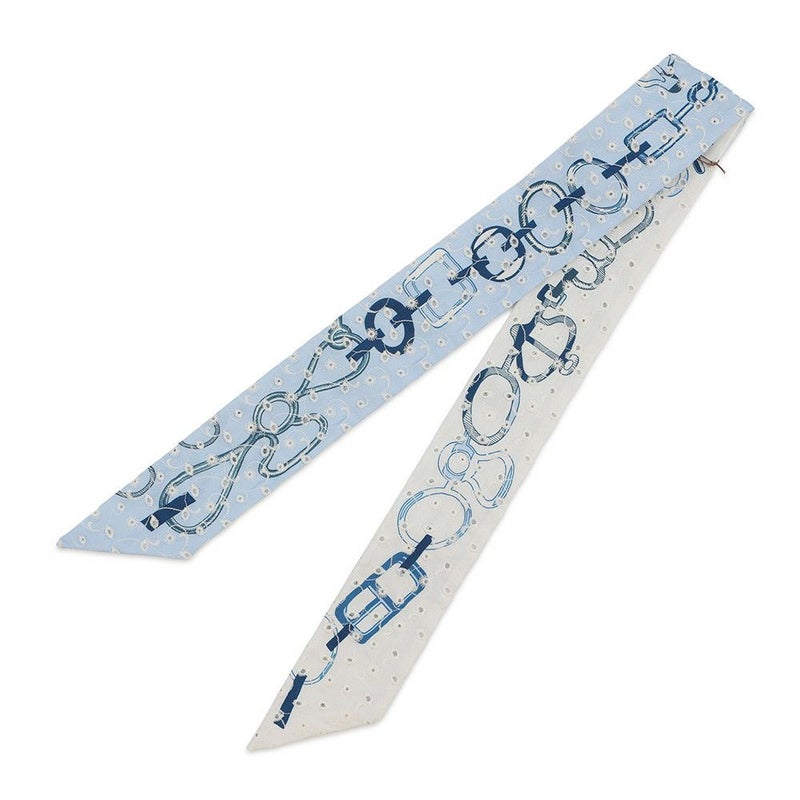 エルメス スカーフ ツイリー ド・レ・ブックル・ブロデリー・アングレーズ Do Re Boucles Broderie Anglaise 2023春夏