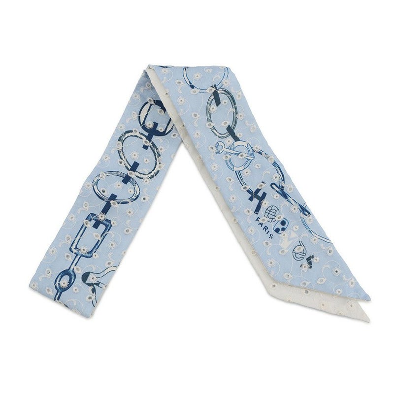 エルメス スカーフ ツイリー ド・レ・ブックル・ブロデリー・アングレーズ Do Re Boucles Broderie Anglaise 2023春夏