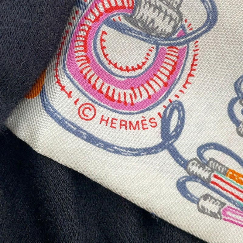 エルメス スカーフ ツイリー シュヴァロスコープ ネオン ポワンティエ 刺繍 シルク HERMES 2023春夏
