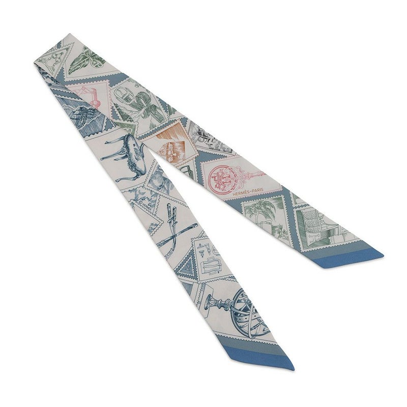 エルメス スカーフ ツイリー フォーブルの切手愛好家 HERMES シルクツイル 2025年秋冬