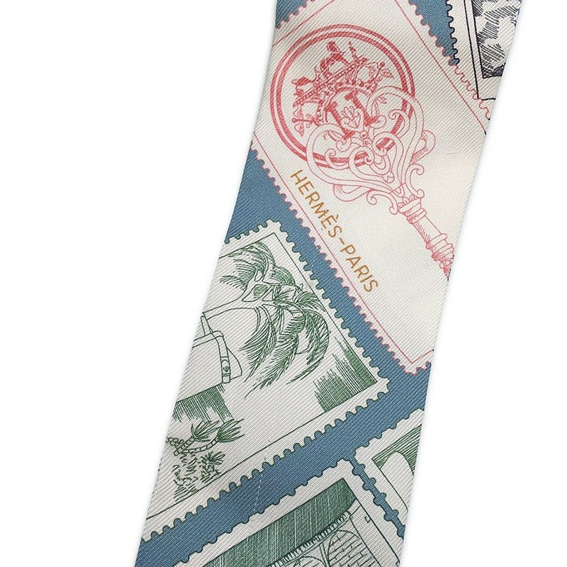 エルメス スカーフ ツイリー フォーブルの切手愛好家 HERMES シルクツイル 2025年秋冬