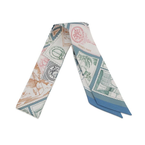 エルメス スカーフ ツイリー フォーブルの切手愛好家 HERMES シルクツイル 2025年秋冬