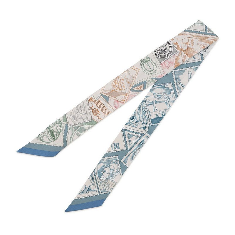 エルメス スカーフ ツイリー フォーブルの切手愛好家 HERMES シルクツイル 2025年秋冬