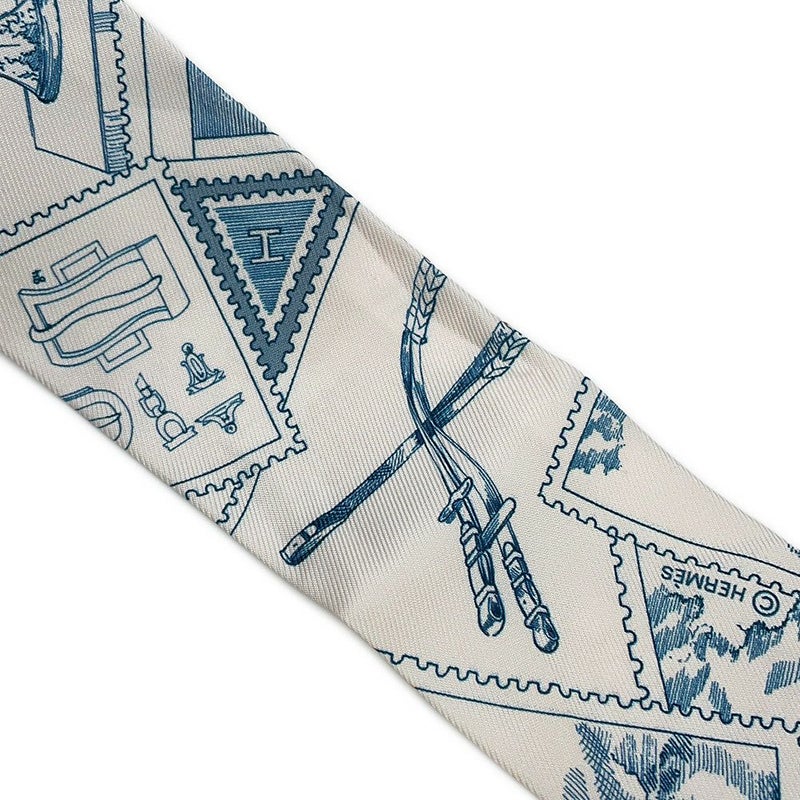 エルメス スカーフ ツイリー フォーブルの切手愛好家 HERMES シルクツイル 2025年秋冬