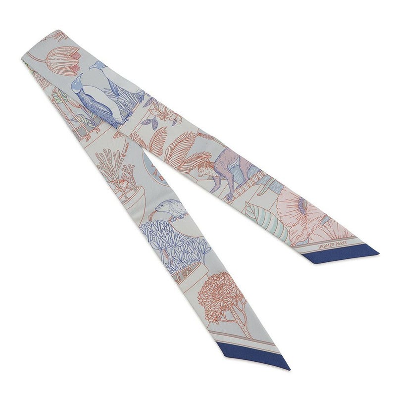 エルメス スカーフ ツイリー プレシャス・パラダイス PRECIOUS PARADISE HERMES シルクツイル 2024春夏