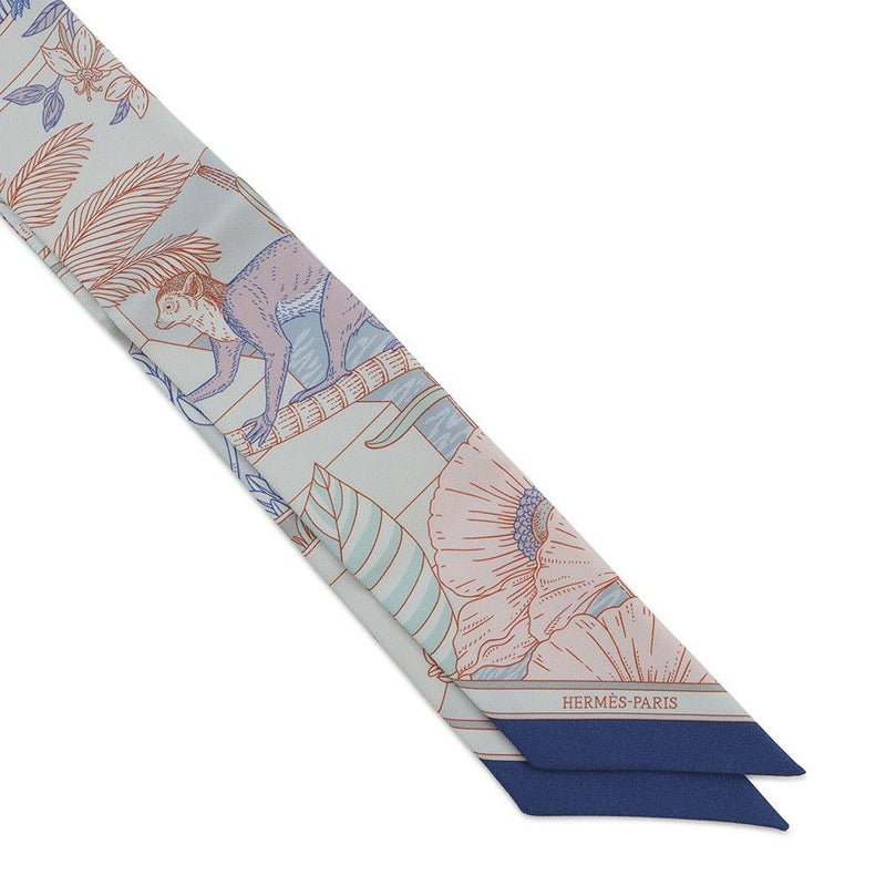 エルメス スカーフ ツイリー プレシャス・パラダイス PRECIOUS PARADISE HERMES シルクツイル 2024春夏