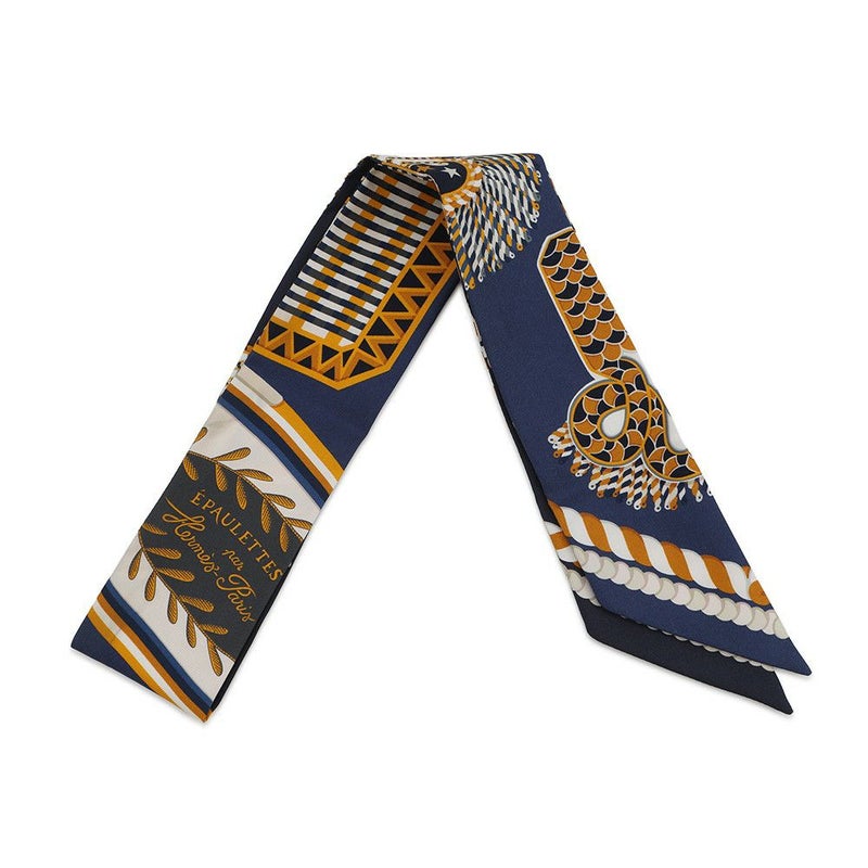 エルメス スカーフ ツイリー 式典肩章 EPAULETTES DE GALA HERMES シルク 2023年秋冬