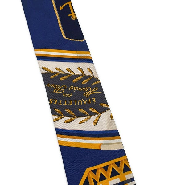 エルメス スカーフ ツイリー 式典肩章 EPAULETTES DE GALA HERMES シルク 2023年秋冬