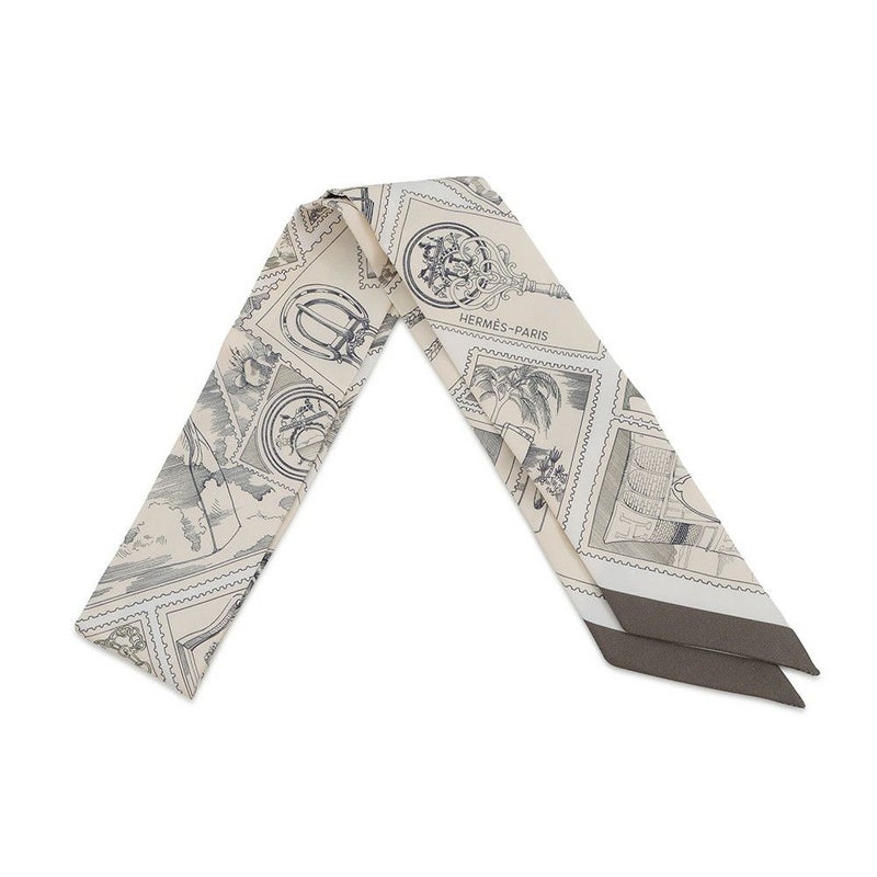 エルメス スカーフ ツイリー フォーブルの切手愛好家 HERMES シルクツイル 2025年秋冬