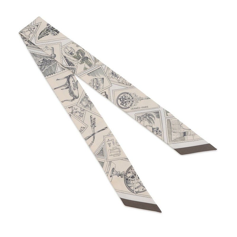 エルメス スカーフ ツイリー フォーブルの切手愛好家 HERMES シルクツイル 2025年秋冬