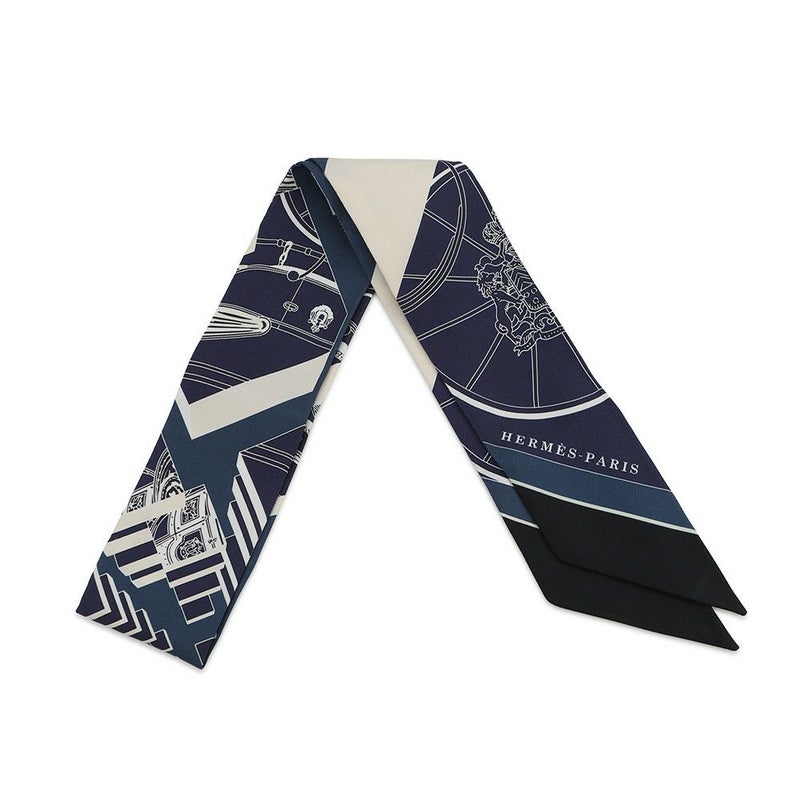 エルメス スカーフ ツイリー スプリングスプリング バーグ Springs Springs Bague HERMES シルクツイル 2022年秋冬