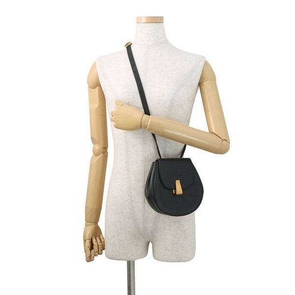 ボッテガヴェネタ ショルダーバッグ パルメラート ベルトバッグ レザー 576643 BOTTEGA VENETA 黒