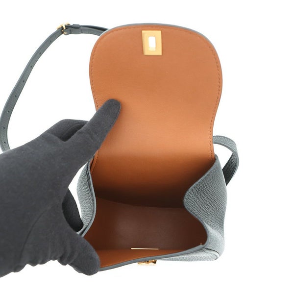 ボッテガヴェネタ ショルダーバッグ パルメラート ベルトバッグ レザー 576643 BOTTEGA VENETA 黒