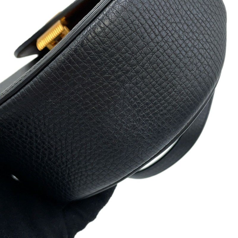 ボッテガヴェネタ ショルダーバッグ パルメラート ベルトバッグ レザー 576643 BOTTEGA VENETA 黒