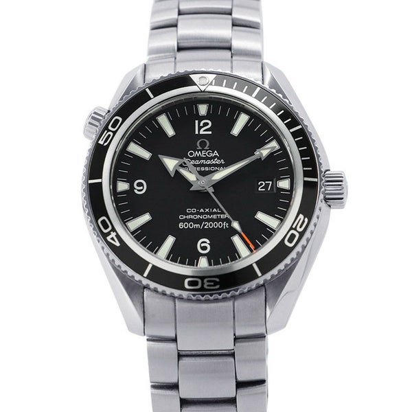 オメガ シーマスタープラネットオーシャン コーアクシャル 2201.50.00 OMEGA 腕時計 黒文字盤