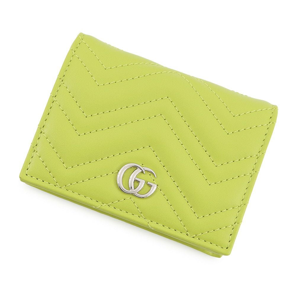グッチ 二つ折り財布 GGマーモント コンパクトウォレット レザー 466492 GUCCI ダブルG シェブロン グッチ 二つ折り財布 GGマーモント コンパクトウォレット レザー