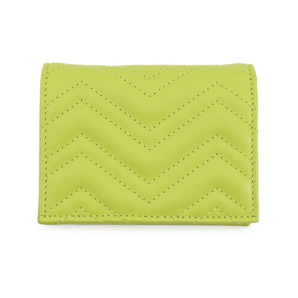 グッチ 二つ折り財布 GGマーモント コンパクトウォレット レザー 466492 GUCCI ダブルG シェブロン