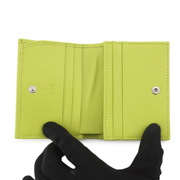 グッチ 二つ折り財布 GGマーモント コンパクトウォレット レザー 466492 GUCCI ダブルG シェブロン