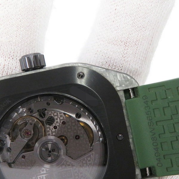 エルメス H08 SP1.746 HERMES 腕時計 ブラック/グリーン文字盤