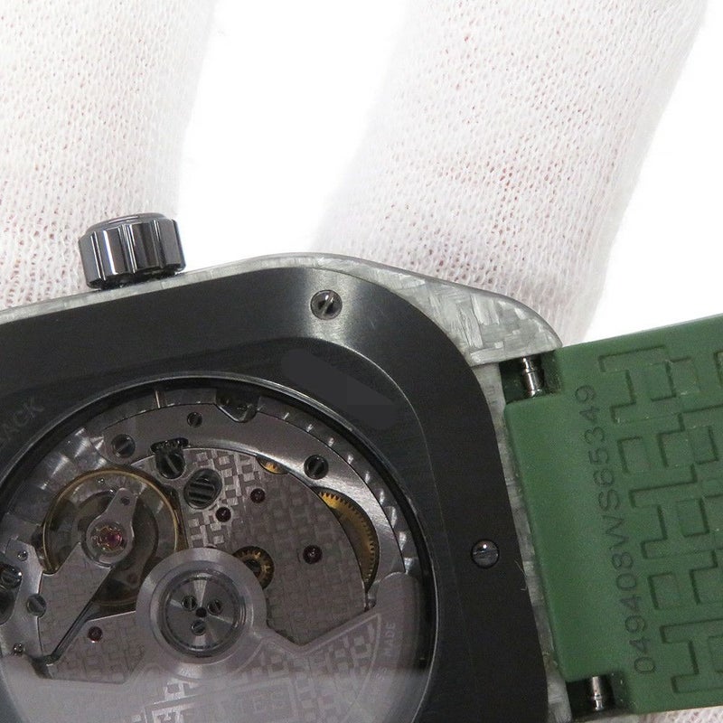 エルメス H08 SP1.746 HERMES 腕時計 ブラック/グリーン文字盤