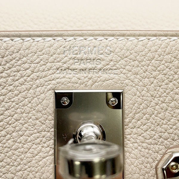 エルメス ハンドバッグ ケリー25 内縫い クレ/シルバー金具 トゴ G刻印 ２wayショルダー