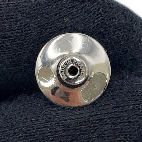 エルメス ブローチ シュヴァル ブラウン/シルバー金具 メタル/ヴュルカニウム HERMES