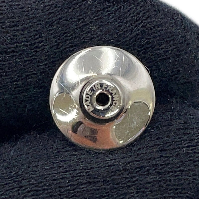 エルメス ブローチ シュヴァル ブラウン/シルバー金具 メタル/ヴュルカニウム HERMES