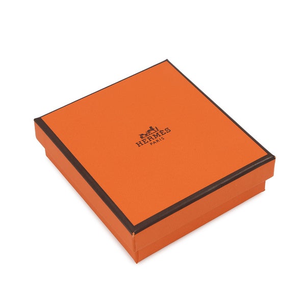 エルメス ブローチ シュヴァル ブラウン/シルバー金具 メタル/ヴュルカニウム HERMES