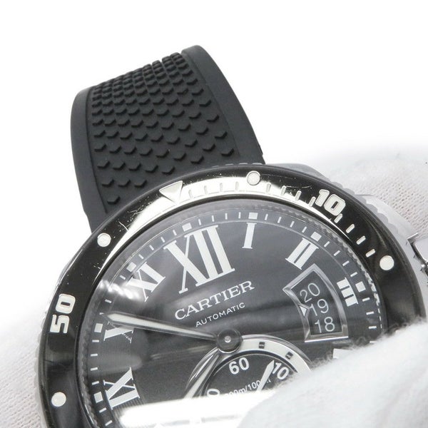 カルティエ カリブル ドゥ カルティエ ダイバー W7100056 Cartier 腕時計 ウォッチ 黒文字盤
