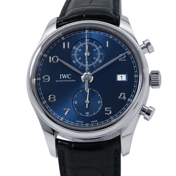 IWC ポルトギーゼ・クロノグラフ・クラシック IW390303 腕時計 ウォッチ ブルー文字盤