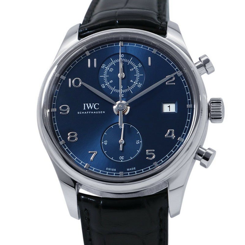 IWC ポルトギーゼ・クロノグラフ・クラシック IW390303 腕時計 ウォッチ ブルー文字盤
