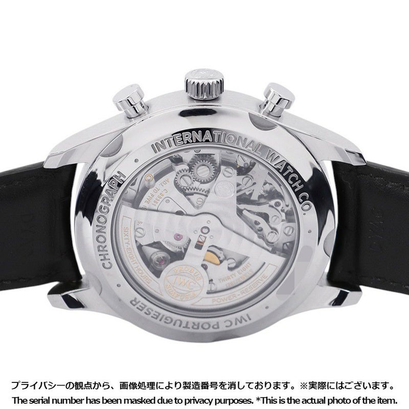 IWC ポルトギーゼ・クロノグラフ・クラシック IW390303 腕時計 ウォッチ ブルー文字盤