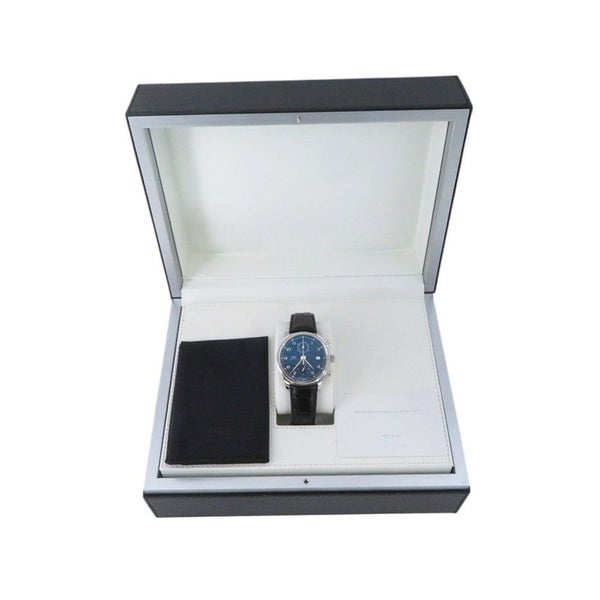 IWC ポルトギーゼ・クロノグラフ・クラシック IW390303 腕時計 ウォッチ ブルー文字盤