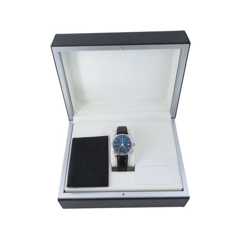 IWC ポルトギーゼ・クロノグラフ・クラシック IW390303 腕時計 ウォッチ ブルー文字盤